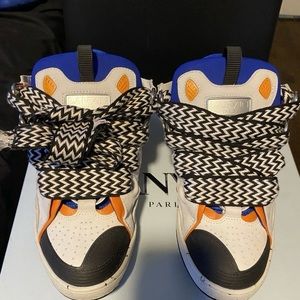 Men’s lanvins blue multi color size 10